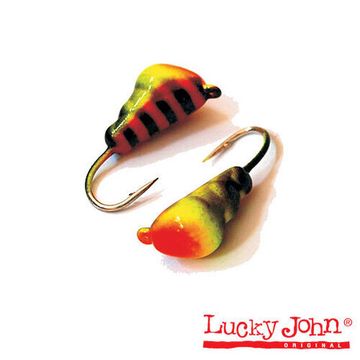 Мормышка вольфрамовая Lucky John МУРАВЕЙ крашеная с петелькой 030/55