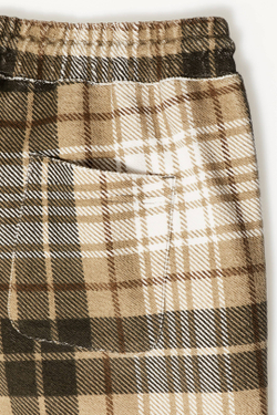 H&M - Glenn Martens Клетчатые спортивные штаны, бежевый