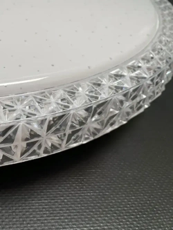 Люстра потолочная светодиодная с пультом. Светильник для спальни, зала, гостиной, детской комнаты. SkyTop 130w, 50 см