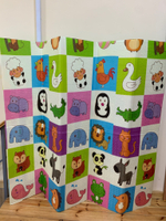 107235/Развивающий игровой коврик Elefantino, двусторонний, складной, размер 180*200*1 см