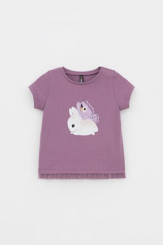 фуфайка  для девочки  КР 302321/насыщенный виноград к523