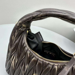 Miu Miu Wander matelassé mini hobo bag