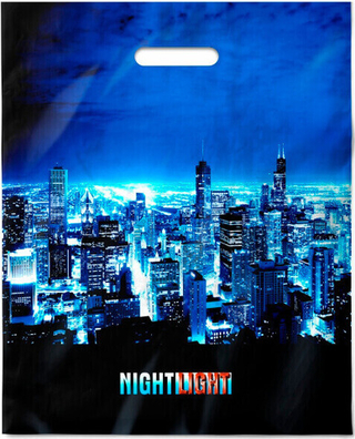 Пакет ВУР 38*47см /60 мкм Ночные огни 1 шт