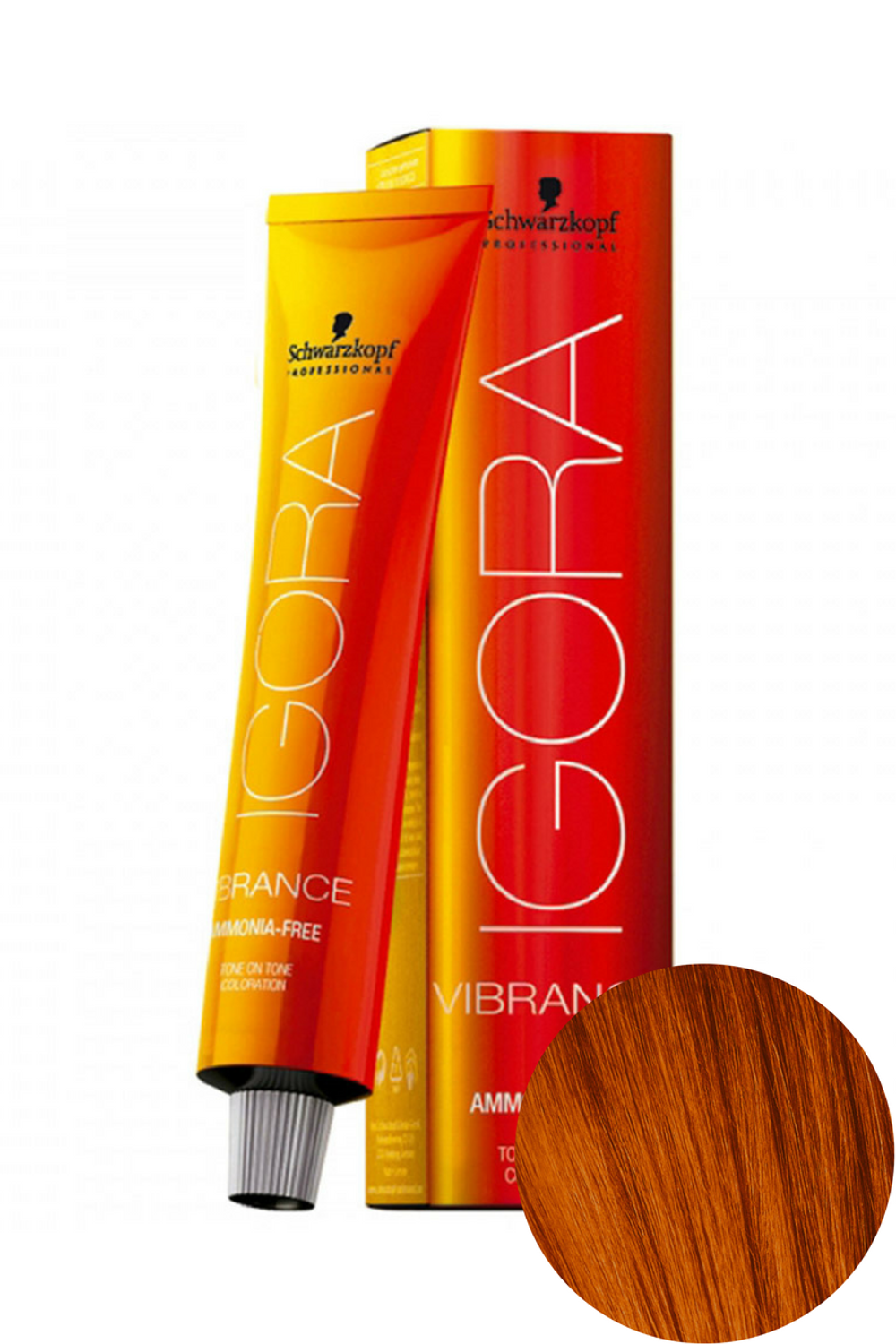 Крем - краска без аммиака Igora Vibrance 7-77 Средний русый медный экстра Schwarzkopf Professional, 60 мл