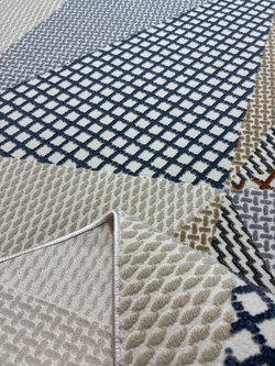 Ковер Regnum cross 36740A Blue/L.Grey Прямоугольник