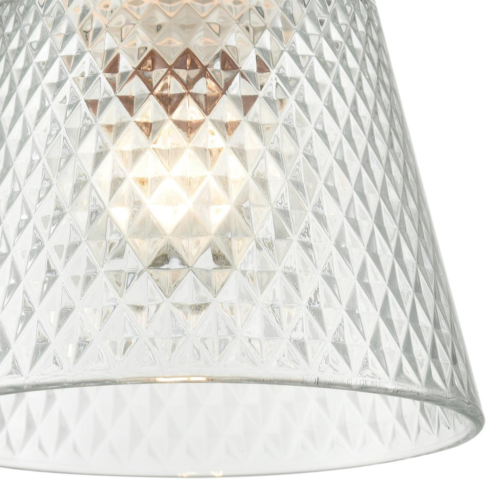 8049/1A SUSPENTIONI LN25 308 хром/прозрачный металл/стекло Подвесной светильник E27 1*60W 220V MANOLA