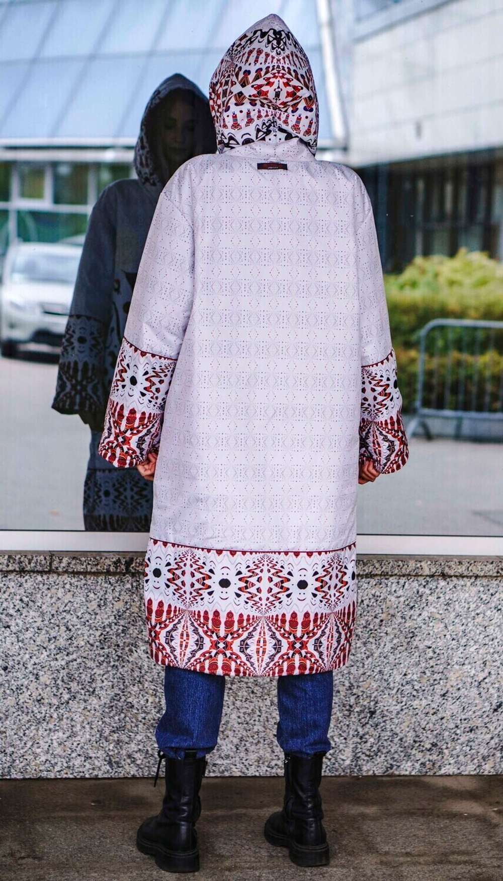 Двустороннее пальто-парка