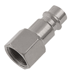 Ниппель универсальный быстросъемный ("папа") 1/4, внутренняя резьба, 2 шт, Stels