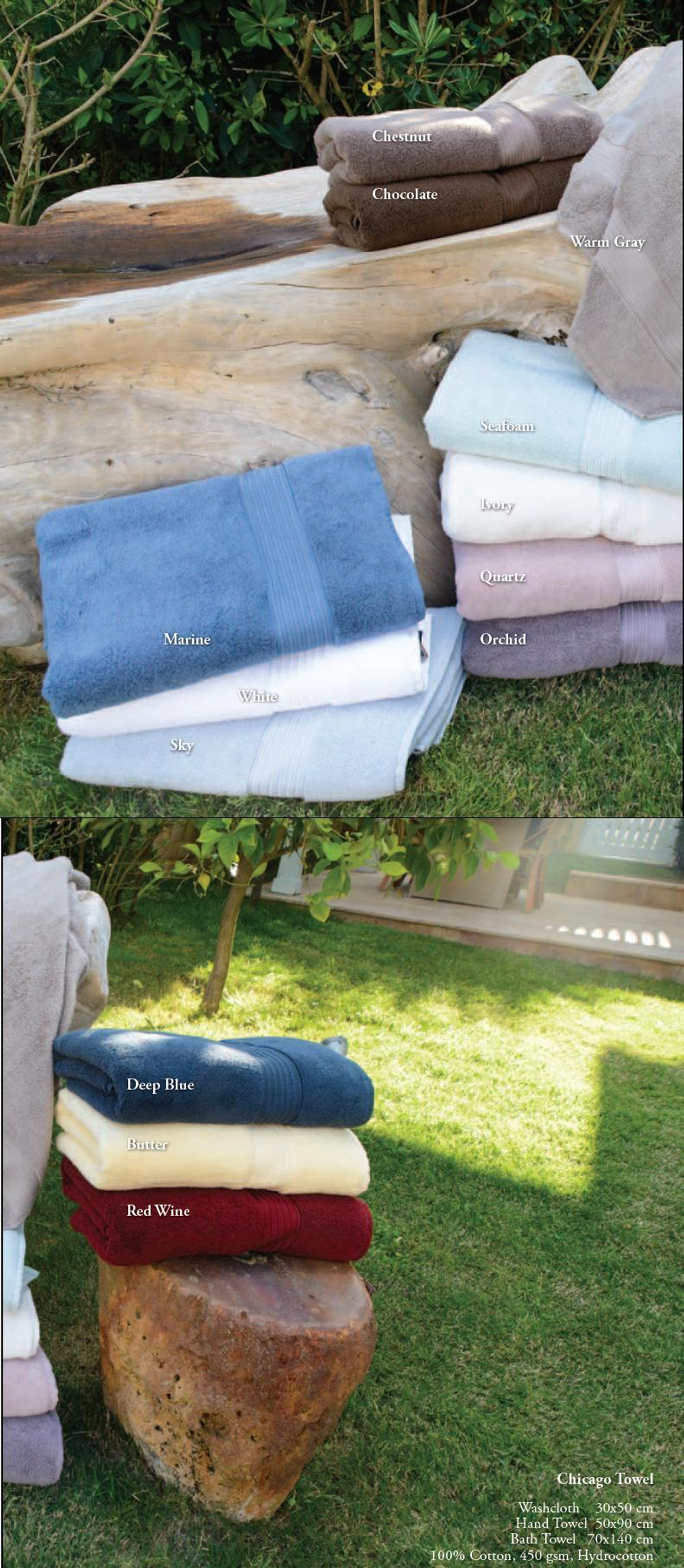 Элитные полотенца махровые Chicago от Casual Avenue Турция