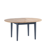 Стол обеденный раскладной «Форест» 90/125 серый 7012/бейц-масло