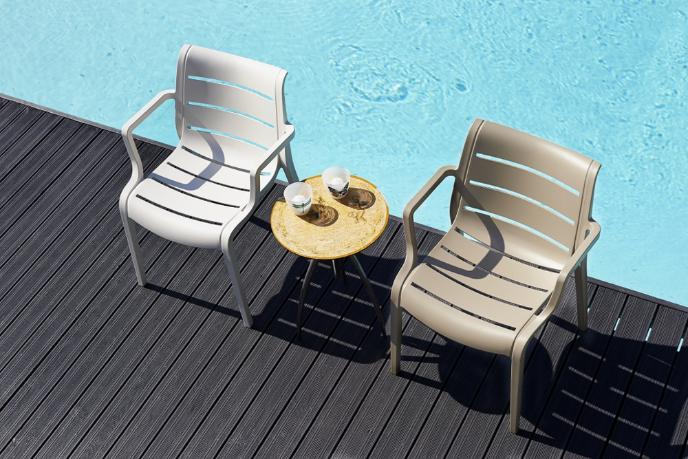 Кресло пластиковое SCAB GIARDINO Sunset, лен