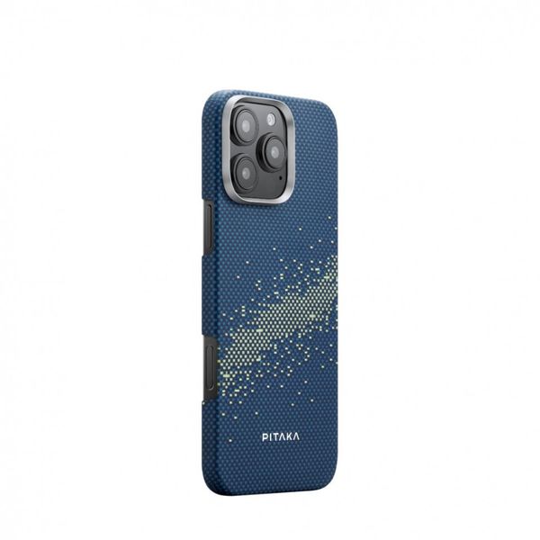 Чехол Pitaka Tactile Woven для iPhone 16 Pro, Милки Уэй | Milky Way Galaxy
