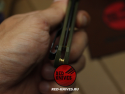 Нож Benchmade 535 Bugout G10 A+++ - зеленая рук., черный клинок RK/Н51