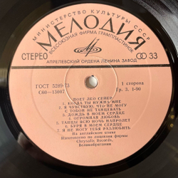 Винтажная виниловая пластинка LP Leo Sayer Поет Лео Сейер (СССР 1980) Hold On To My Love