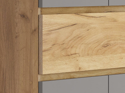 Авиньон вешалка с зеркалом / Дуб золотой/Графит