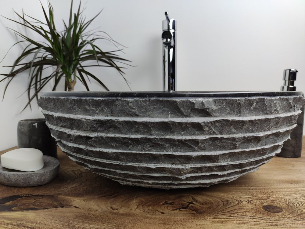 Раковина из мрамора Bowl Black Marmo BM-60032 45*45*15