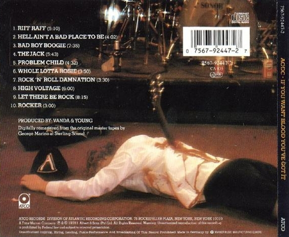 AC/DC / If You Want Blood You've Got It (CD)