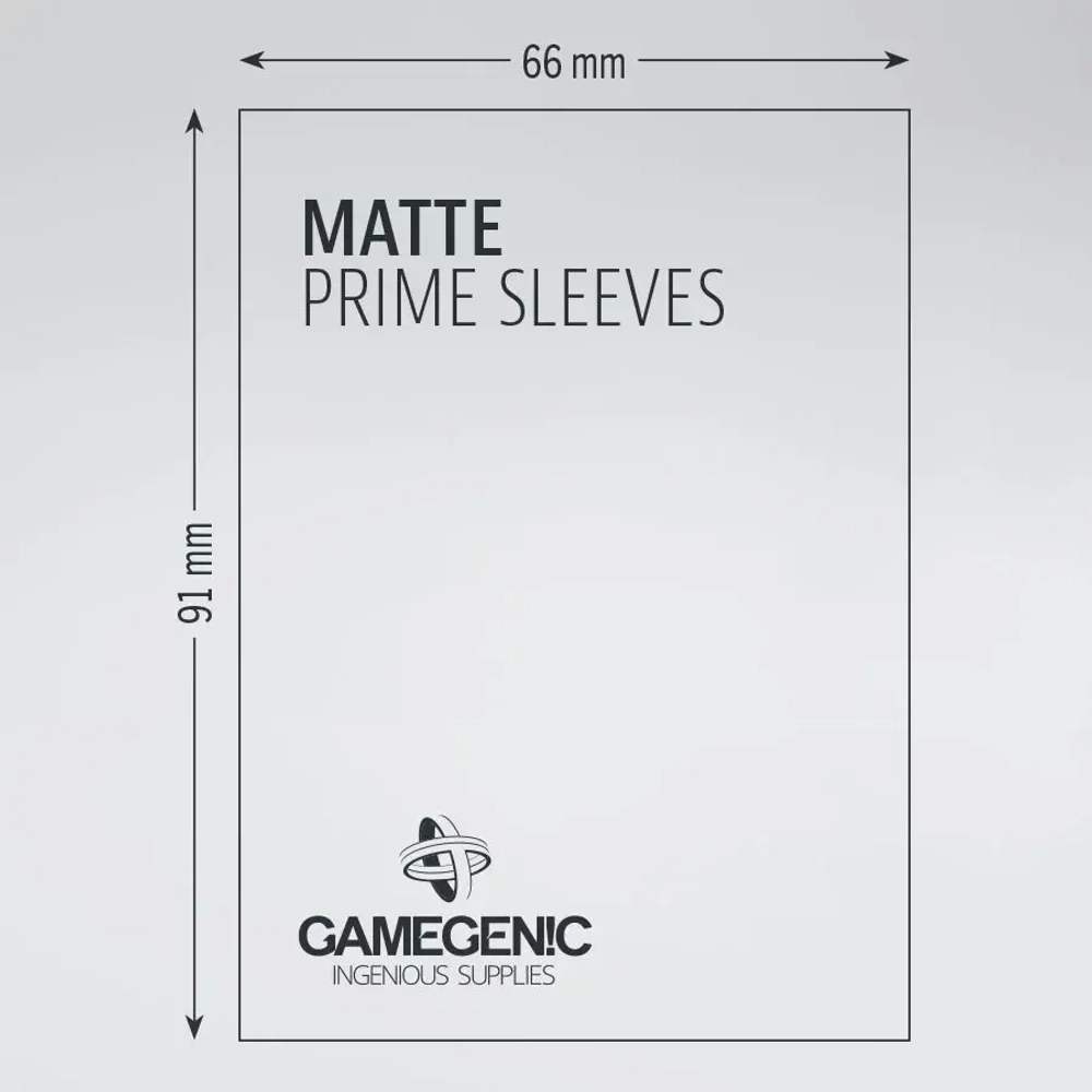 Протекторы для карт Matte Prime Sleeves White (100)