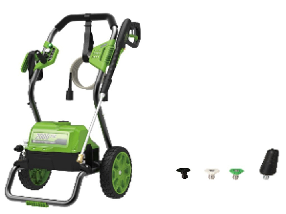 Мойка высокого давления электрическая Greenworks  Арт. 5106707, 1800 Вт