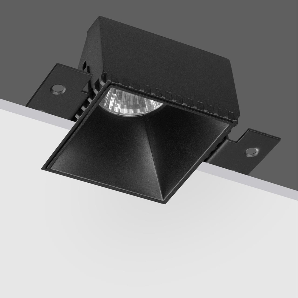 370998 WIR NT25 000 черный Светильник встраиваемый для ГКЛ потолка IP20 GU10 50W 220V NIMBUS