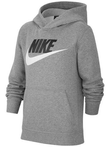 Детская теннисная толстовка Nike Kids NSW Club + HBR PO - carbon heather