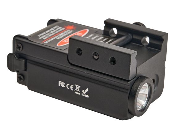 Фонарь подствольный пистолетный Skywoods Predator 300 люмен красный ЛЦУ