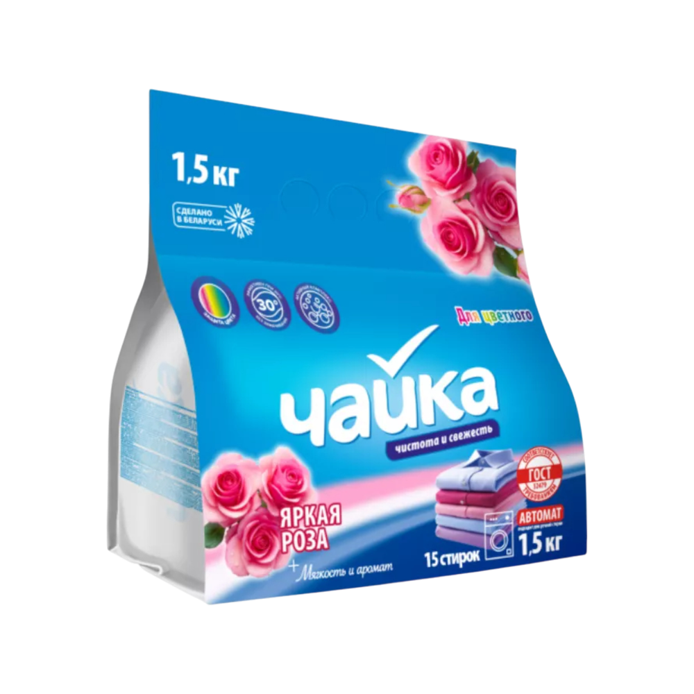 ЧАЙКА 1,5 КГ АВТ ЯРКАЯ РОЗА ДЛЯ ЦВЕТНОГО *8