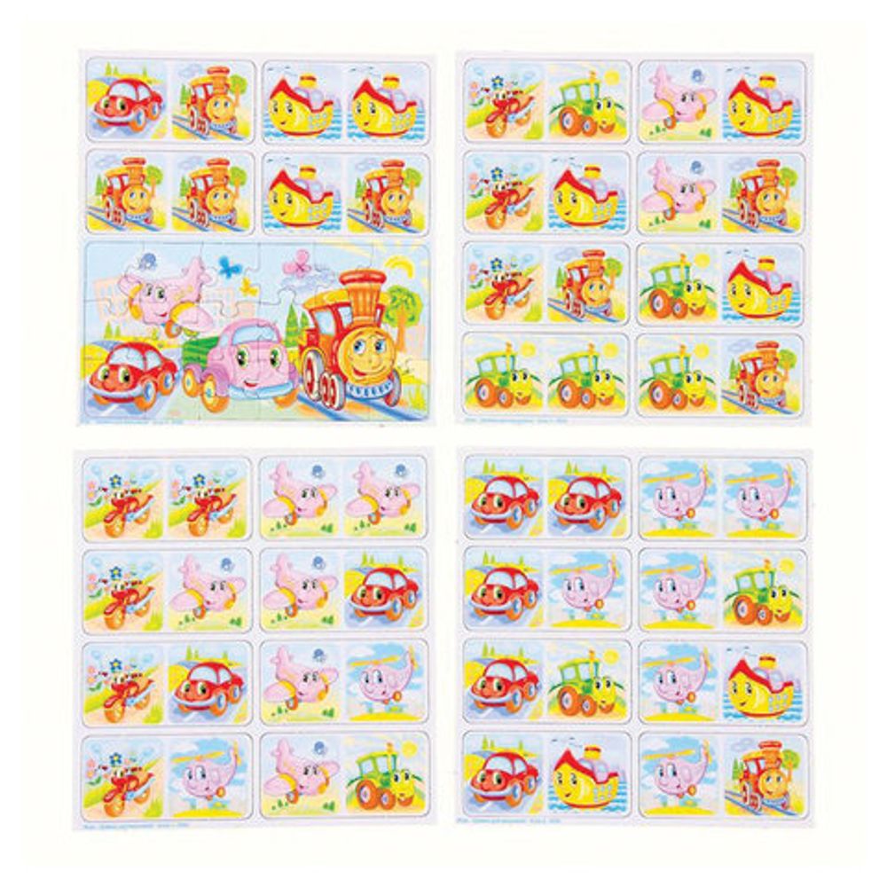 Набор подарочный BABY GAMES "Для мальчиков. 3 в 1", лото, домино, мемо, ORIGAMI, 00280