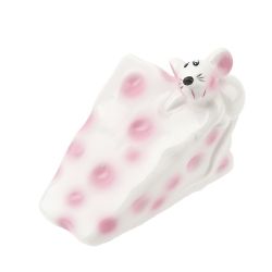 Фигурка декоративная (копилка) "Мышь на сыре" 10*7*8см. (min4) (транспортная упаковка)