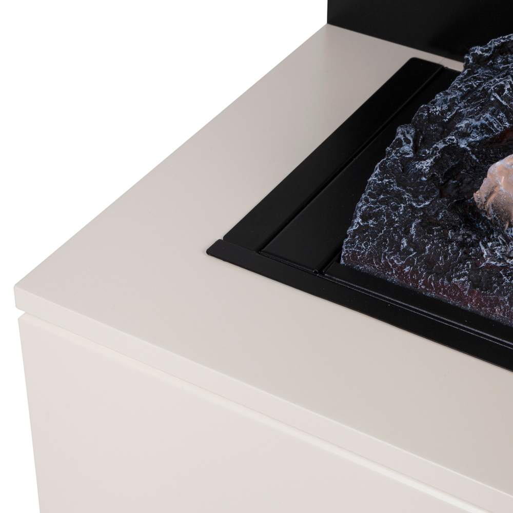 Каминокомплект Real Flame Modern CST1000 WT-P614 с очагом 3D Cassette 1000 Black Panel