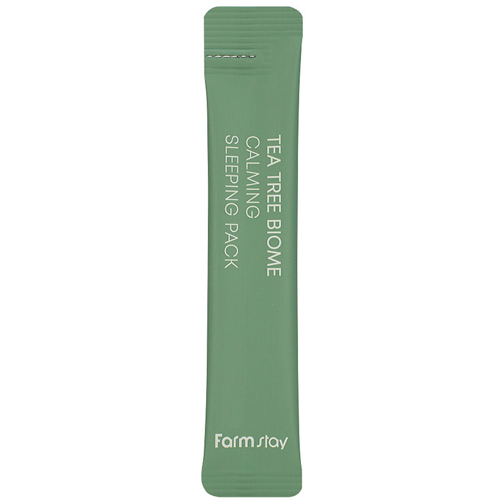Маска ночная с экстрактом чайного дерева FarmStay Tea Tree Biome Calming Sleeping Pack, 4 мл
