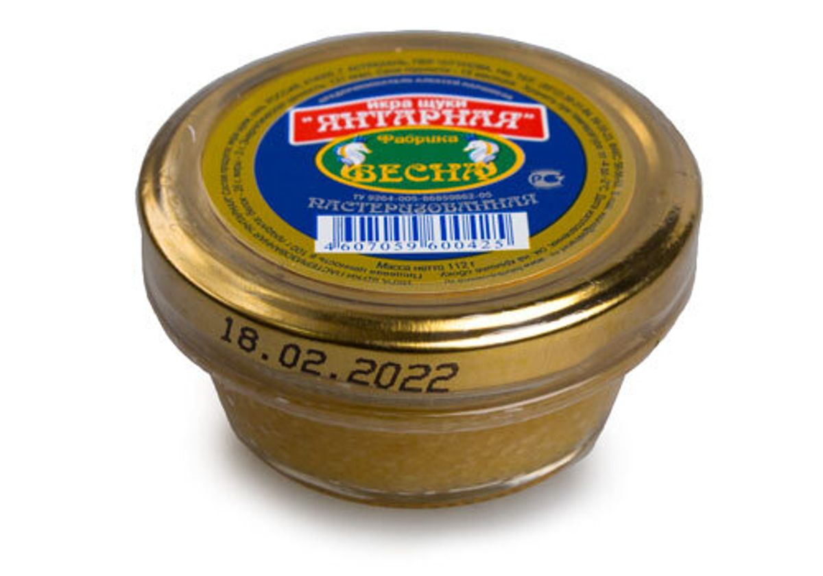 Икра щуки "Янтарная", 112 г