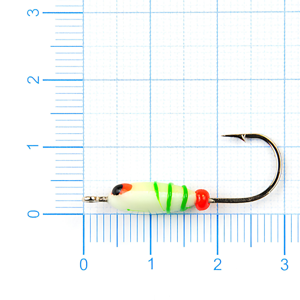Мормышка фосфорная 13, №4 (набор 48шт)