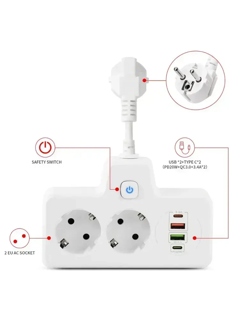 Двойник электрический USB