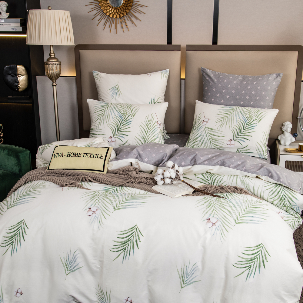 Комплект постельного белья Люкс Сатин 100% хлопок на резинке AR288