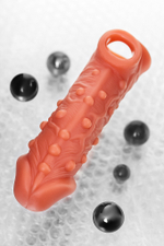 Насадка Kokos с дополнительной стимуляцией телесная 15,6 см