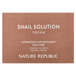 Nature Republic, Snail Solution, крем с экстрактом улитки, 52 мл (1,75 жидк. унции)