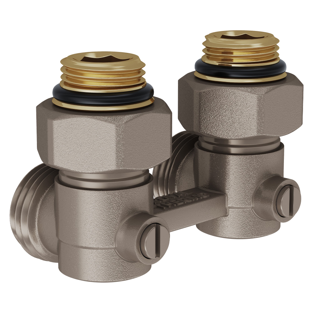 Узел нижнего подключения Royal Thermo угловой 1/2"х3/4"EK RTE 07.00002А