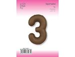 Ф ЦИФРА 3 40" SLIM Choco Brown