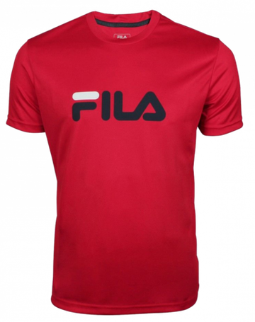 Мужская теннисная футболка Fila T-Shirt "Logo" M - красный
