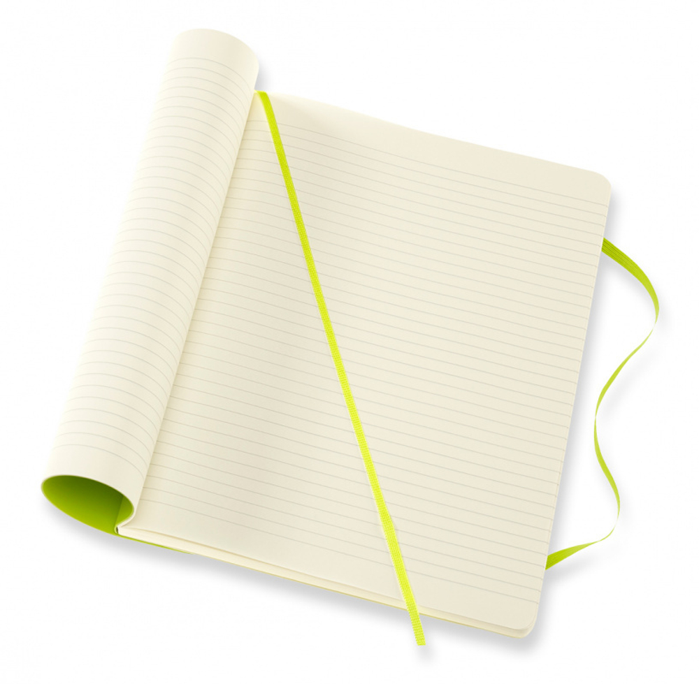 Блокнот Moleskine Classic Soft (QP621C2) XLarge 190х250мм 192стр. линейка мягкая обложка лайм