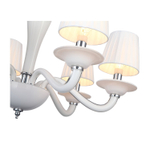 SL1112.503.06 Люстра подвесная ST-Luce Хром, Белый E14 6*40W SERENATTA
