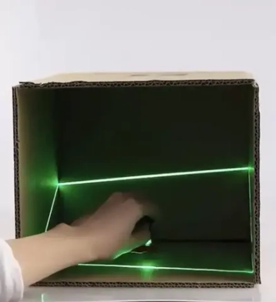 Лазерный модуль (ЧЕРНЫЙ) излучатель для лазерного уровня, нивелира. Зеленый луч. Зеленый свет