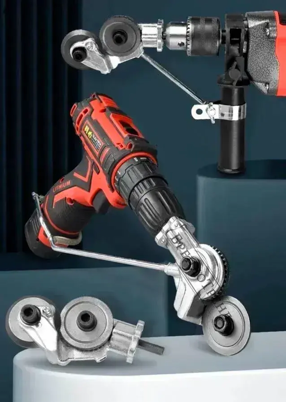 Ножницы по металлу / Насадка на шуруповерт / Насадка ножницы для резки листового металла, фанеры, пластика