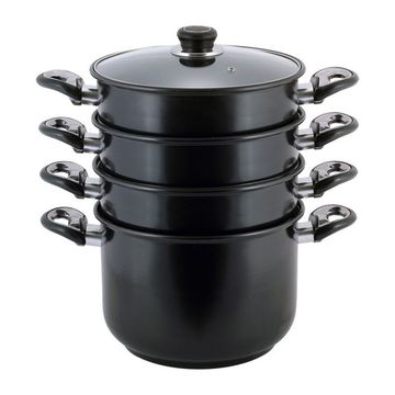 Пароварка 3-х уровневая из углеродистой стали Kamille KM 5827 (диаметр 24 см)