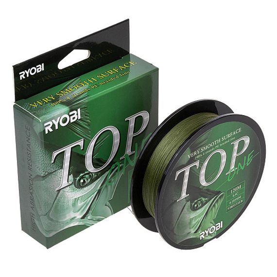 Шнур TOP PE4X-120M 0.4/d-0.105mm Dark green Ryobi