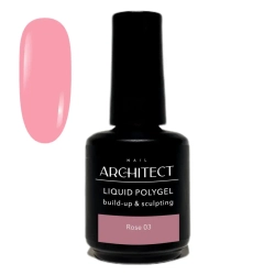 Nail ARCHITECT LIQUID POLYGEL - 03 Rose Жидкий полигель для укрепления и наращивания ногтей, 15 мл