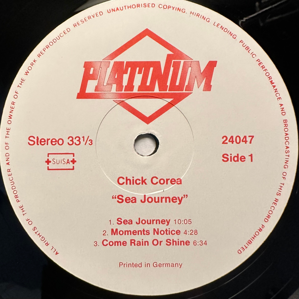 Chick Corea - Sea Journey (Германия 1985г.)