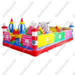 Надувной батут "Домик барашка", 8*5*3 м