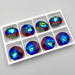 Swarovski 1201 Round FS, Crystal Meridian Blue F